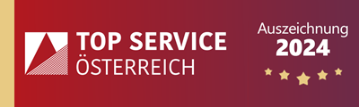 Banner Top Service Österreich 2024 