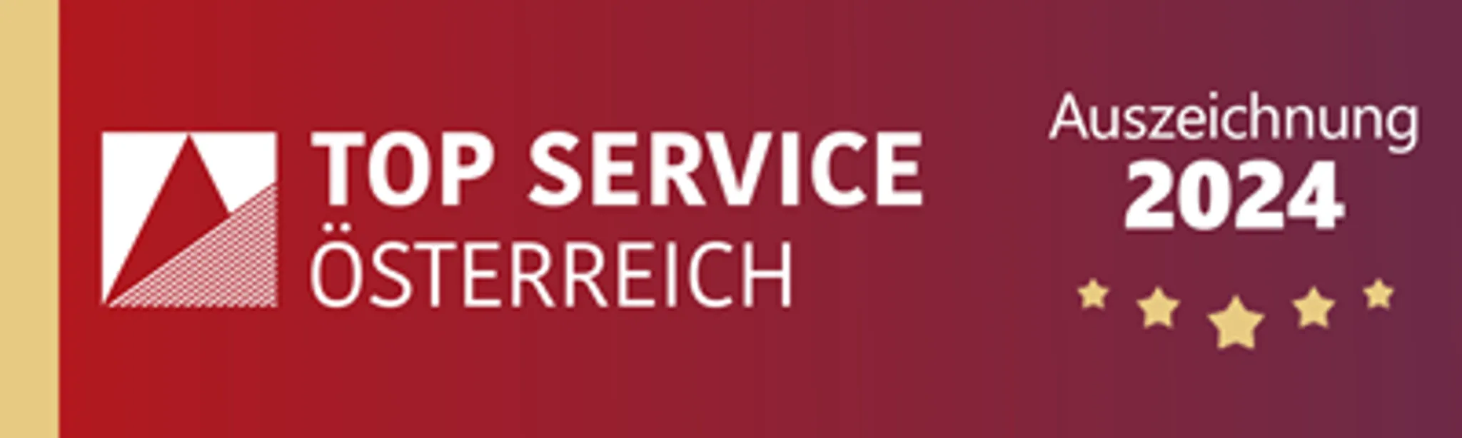 Banner Top Service Österreich 2024 