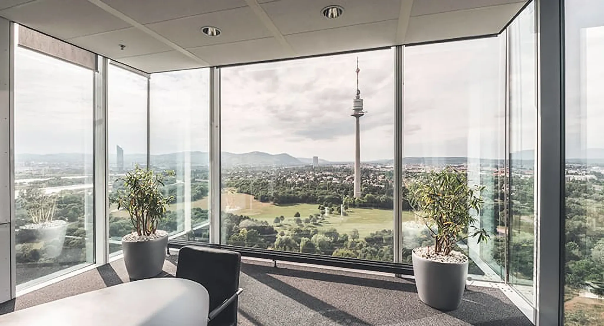 Ausblick aus dem yuutel Office in Wien